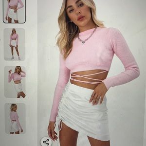 ADIKA WITT RIB KNIT TOP SIZE M/L